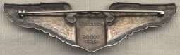 WWII AAF Pilot Wing by Rare Maker S.E. Eby