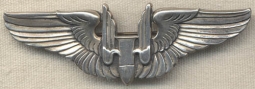 Rare WWII USAAF Targetless One-Piece Air Gunner Wing
