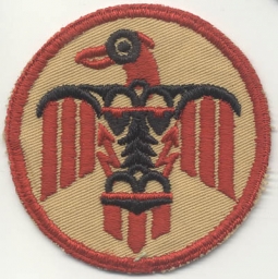 WWII USAAF Thunderbird Field Pilot Training Shoulder Patch