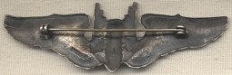 Scarce WWII 1-Piece Air Gunner Wing in Sterling