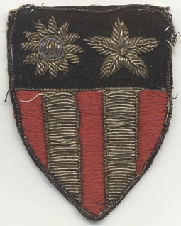 WWII Bullion Chinese-Made CBI Shoulder Patch