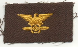 WWII US-Made Chinese Aviation Cadet Badge in Orange