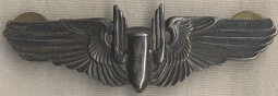 WWII Issue USAAF Air Gunner Wing in Sterling