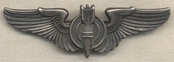 Early WWII Issue Bombardier Wing in Sterling Bell Pattern