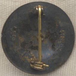 Nice Sterling WWII Merchant Marine Officer Insignia