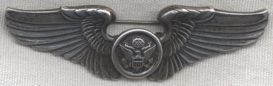 Odd Variant of a World War II United States Army Air Force Air Crew Wing