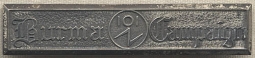 Rare WWII OSS Detachment Burma 101 Campaign Bar
