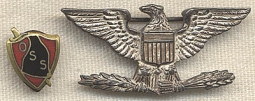 Unique OSS Lapel Pins from OSS Colonel's Grouping