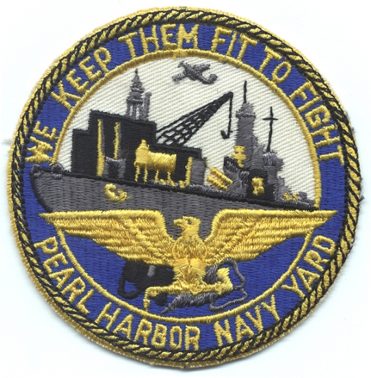Wwii Pearl Harbor Navy Yard Jacket Patch Flying Tiger Antiques Online Store