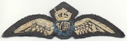 Minty WWII RAAF Pilot Wing for Battle Dress