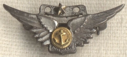 Scarce WWII USN Air Crew Hat Wing by Amico in Sterling