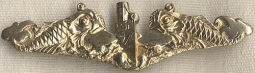 Nice WWII USN Officers Submariners Badge
