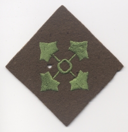 WWI US Army 4th Infantry Division Shoulder Patch