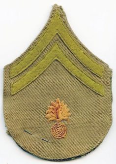 Pair of WWI US Army Rank Stripes for Corporal of Ordnance