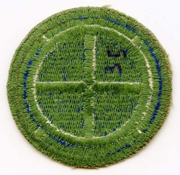WWII Green Back Patch for US Army 35th Division (aka "Santa Fe")