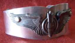 WWII US Army Air Forces (AAF) Bombardier Wing Bracelet