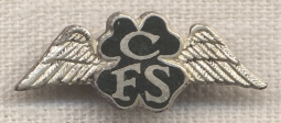 WWII Clover Flying School Graduate Lapel Pin