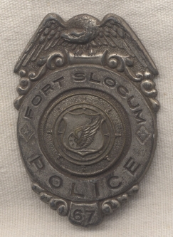 WWII US Army Fort Slocum (New York) Military Police Badge