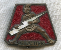 WWII US Army 78th "Lightning" Division German-Made DI with Pin-Back
