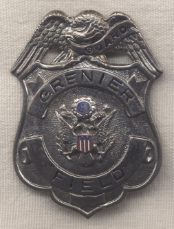 WWII Grenier Field (New Hampshire) US Army Air Base Guard Badge