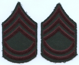WWII Massachusetts State Guard Sergeant Stripes