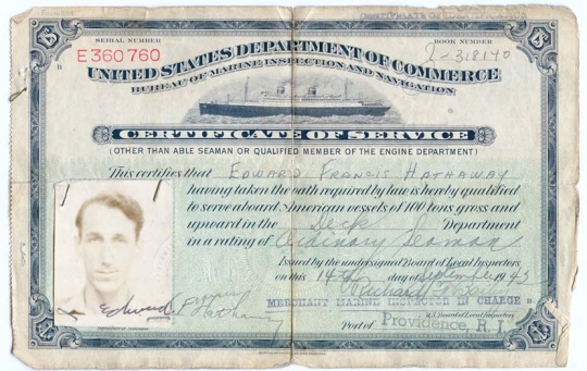 Merchant Marine Id Card