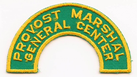 WWII US Army Provost Marshal General Center Patch