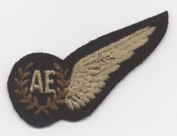 WWII Royal Air Force (RAF) Aviation Engineer Wing for Battle Dress