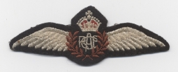 Canadian-Made WWII RCAF Pilot Wing in Style Also Worn by US Volunteers