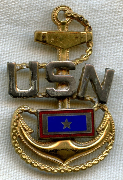 Sterling WWII US Navy Son-in-Service Pin by Amcraft