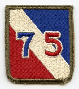 WWII United States Army 75th Division (Make Ready) Shoulder Patch