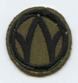 WWII US Army 89th Division (The Rolling W) Old Design Shoulder Patch