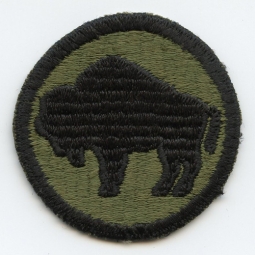 WWII US Army 92nd Division (Buffalo Soldiers) Variant Shoulder Patch