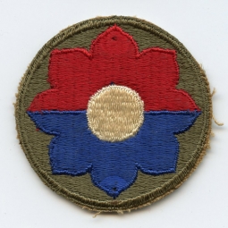 WWII US Army 9th Division (Old Reliables) Shoulder Patch