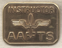 WWII US Army Air Forces Training Service (AAFTS) Instructor Badge