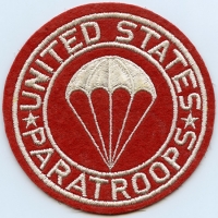 Nice WWII US Army Airborne Artillery Jacket Patch from Training at Fort Benning Georgia