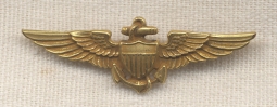 WWII US Navy Pilot Hat Wing by H&H Imperial
