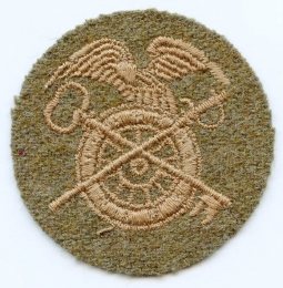WWI US Army PFC Sleeve Rate for Quartermaster Corps (QMC)