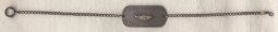 WWI US Air Service ID Bracelet with Gold Pilot Wing Accent for Pilot Raymond Lyon