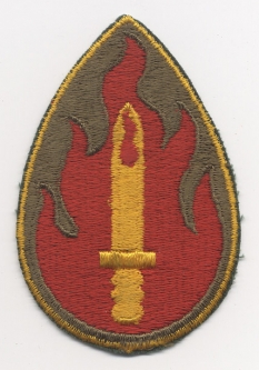 US Army 63rd Infantry Battalion Shoulder Patch with Yellow Border