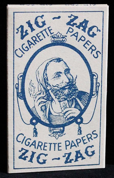 1 Pack Early Antique ZIG ZAG Rolling Papers No.144 Wheat Straw Braunstein 