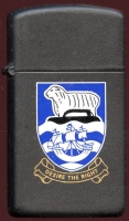 Mint, Unfired 1988 Falkland Islands Slim Zippo Lighter