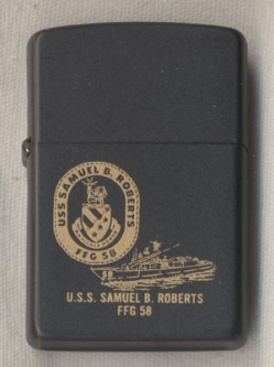 1996 USS Samuel B. Roberts FFG 58 USN Zippo <p> NO LONGER AVAILABLE